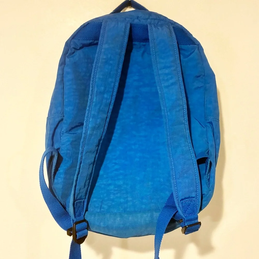 Kipling Seoul‎ Backpack With Laptop Protection French Blue Nylon Bag